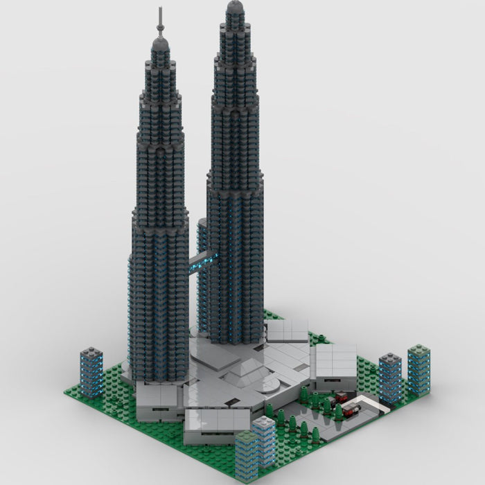 World Famous Architecture Twin Towers - LesDiy -