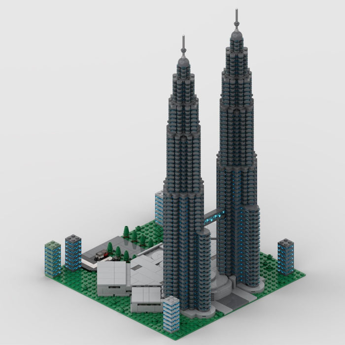 World Famous Architecture Twin Towers - LesDiy -
