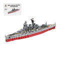 WW2 Japanese Warship Hiei Battleship DIY Military Building Blcoks - LesDiy -
