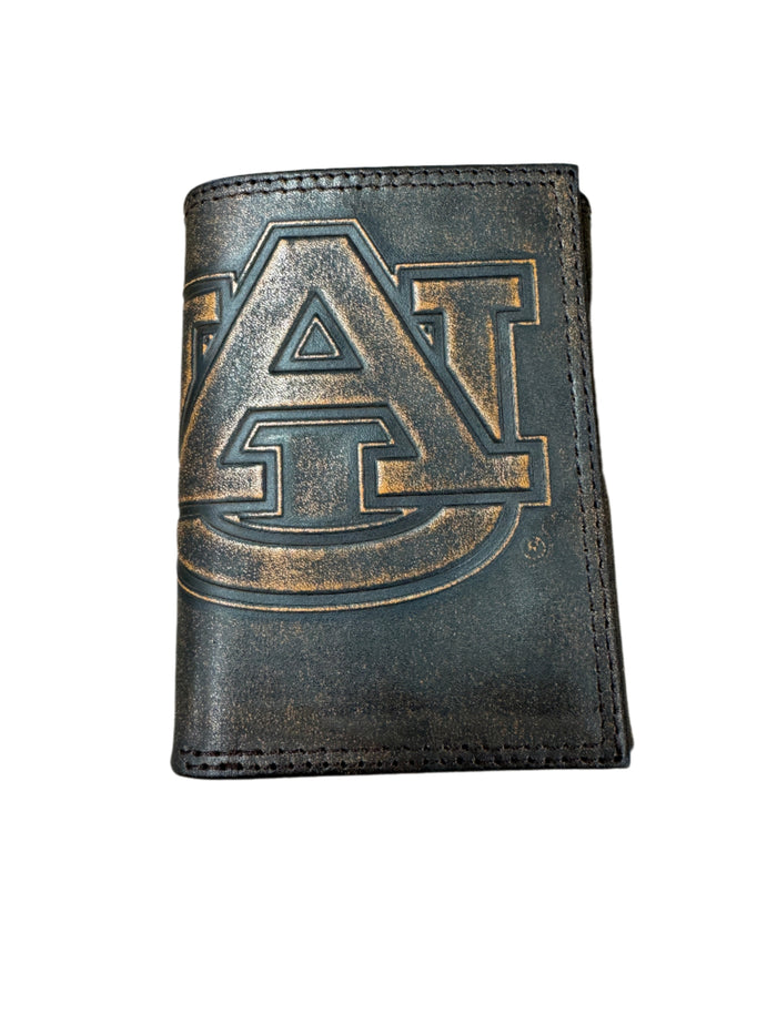 Zepplin Burnished Tri-fold Wallet